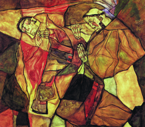 Schiele, Agonie (Der Todeskampf) / Agony (The Death Struggle) (1912)